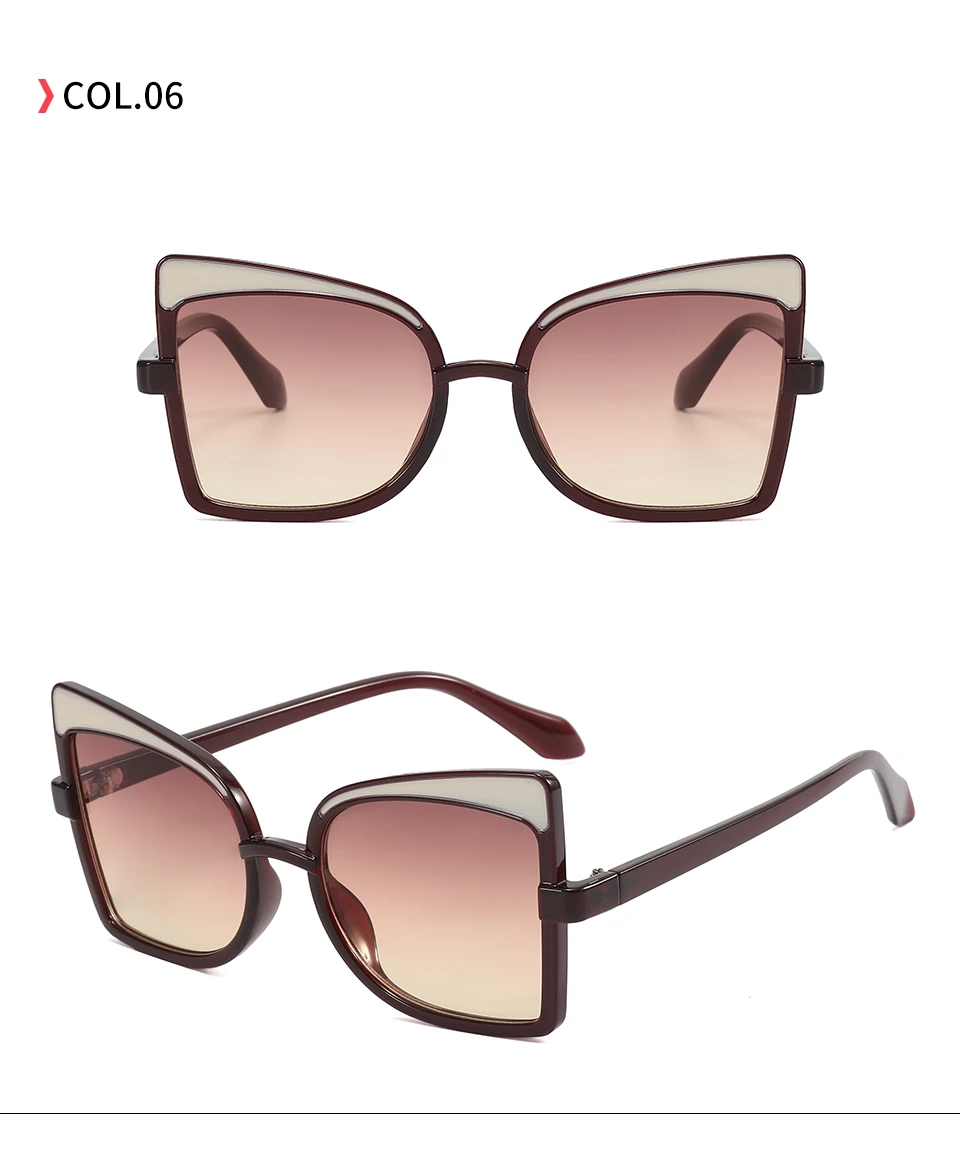 Superhot Eyewear 39737 Fashion 2022 Women Oversized Butterfly Gradient