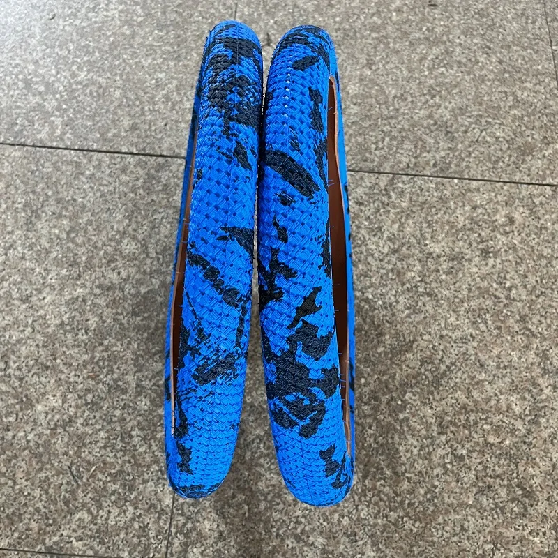 20x2.1 Unique Design Blue Color Camouflage Bicycle Tires for BMX in Various Sizes