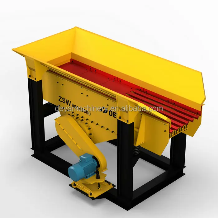 Aggregate Hopper Feeder Vibrating Feeder Machine with Hopper for Stone Crusher Plant