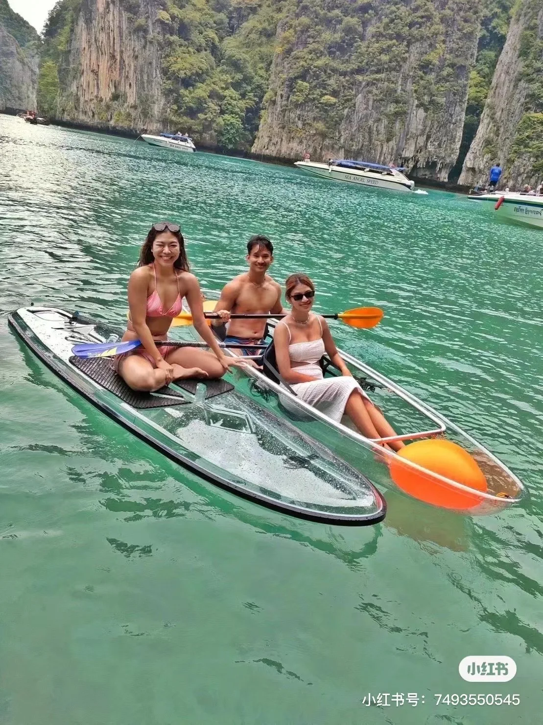 Transparent Stand up Paddle Board Crystal sup Board clear sup Board