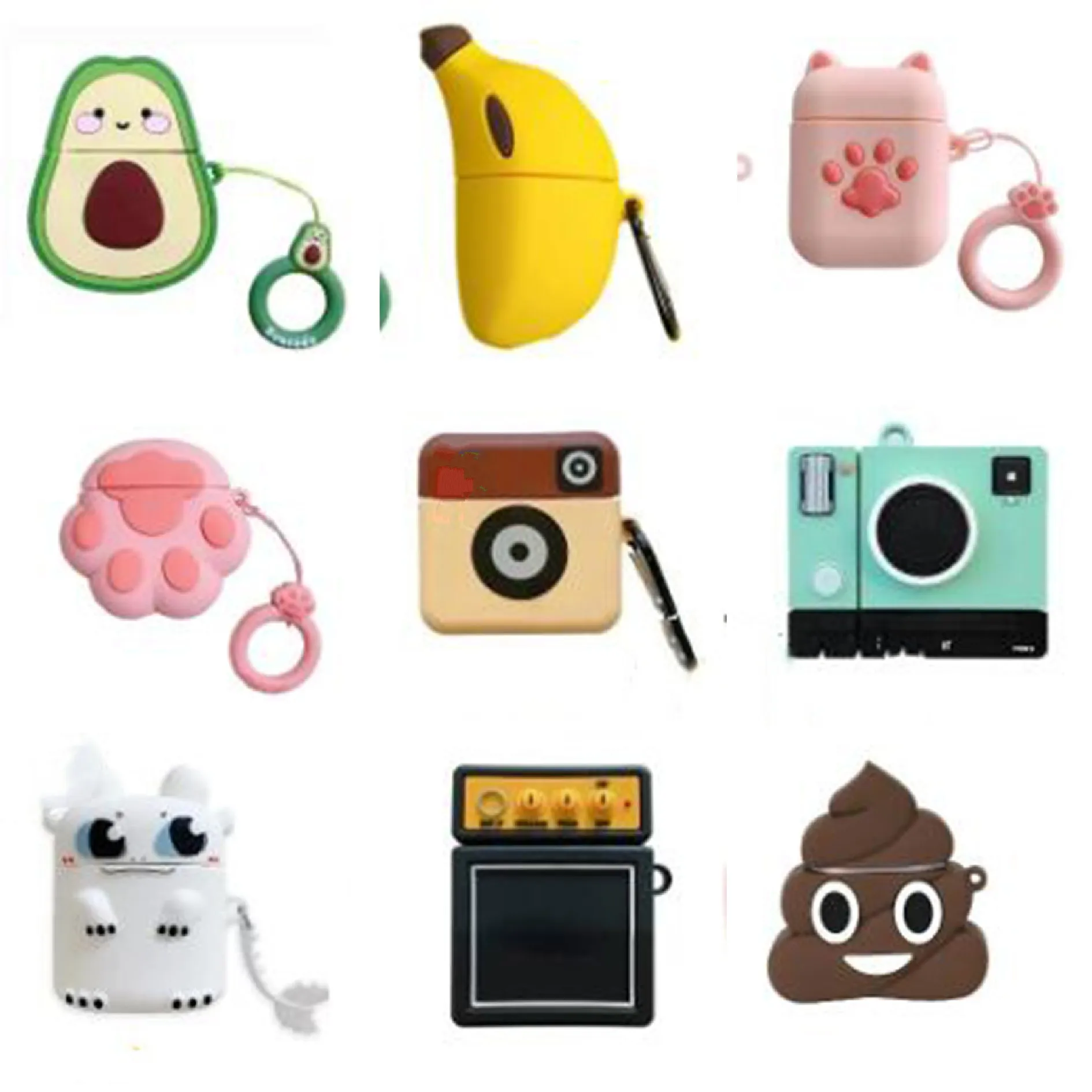 Coque AirPods Pro Canards Mignonne 2019 - Silicone Drôle Protection - Cadeau Enfants Ados