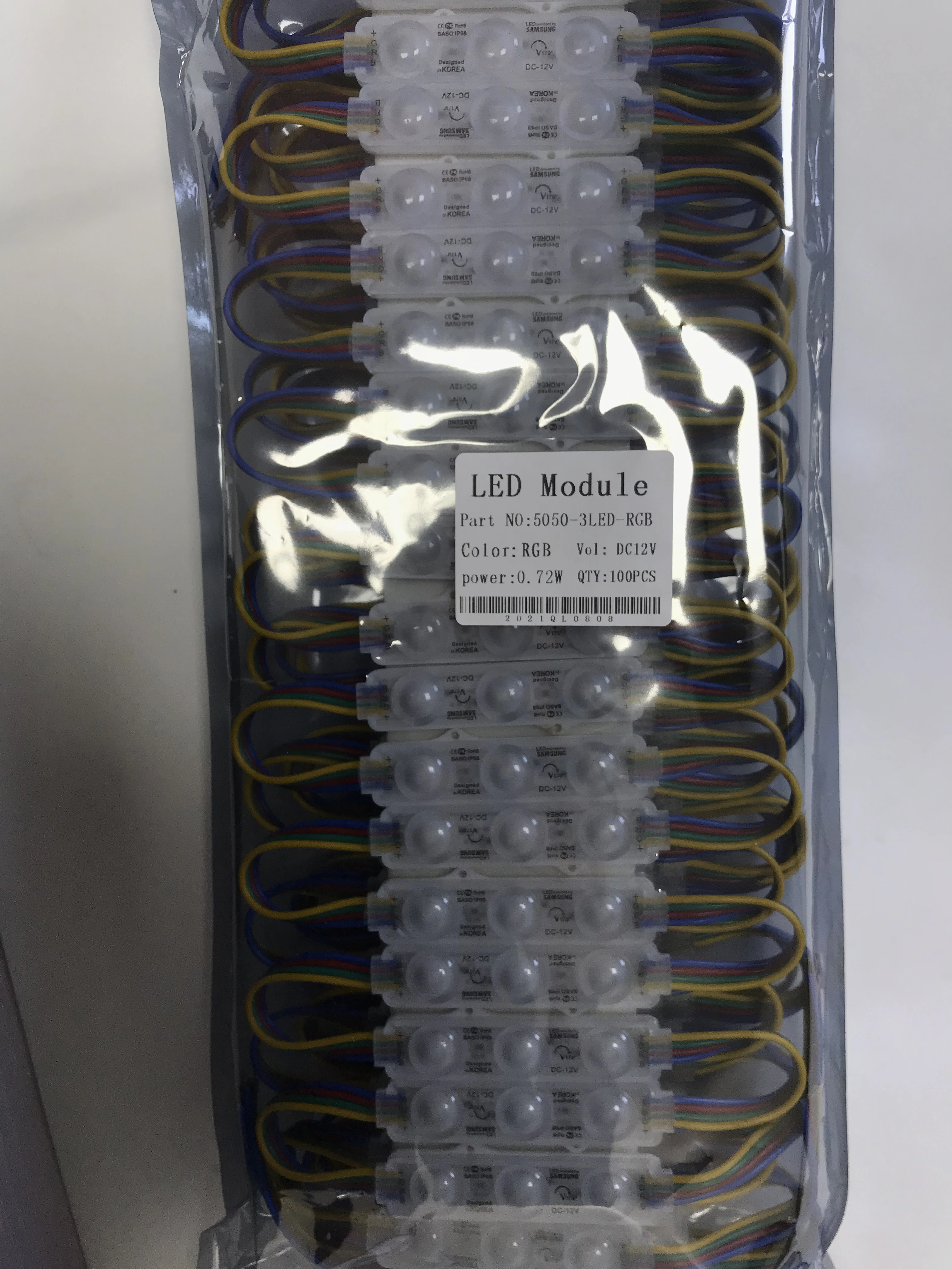 Full Color Pixel Led Module 5050 RGB 3 Led Module Kit  Rgb Controller  Module  for Advertising  Light Box  Led Sign Light