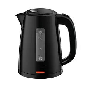 Hot Sale Plastic Electric Kettle 1500W Large Capacity Electric Kettle with Water Temperature Gauge Household & Outdoor Use