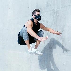 Adjustable Resistance Levels  Oxygen Training Performance Altitude Running Breathing  Gym Sport Fitness Mask