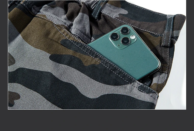 Tactical Casual Short Jeans Camouflage Men's S Men Short Pants Camo Multi Color Canvas Fabric Print Pattern Board692_voghion.com