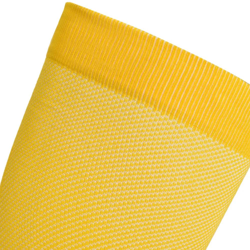 German Machine Made Sports Compression Socks Adults Seamless Casual Knee-High Stockings Arch Support  Bright-Colored Rib Cushion