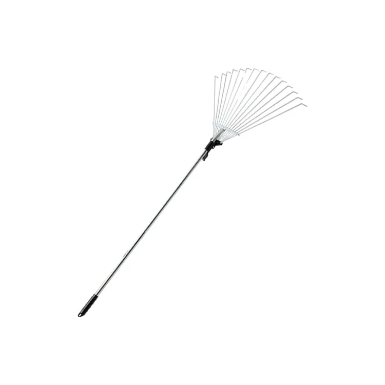 15 Tine Different Types of Rakes Steel Spring Tines Telescopic Rake RK15-202