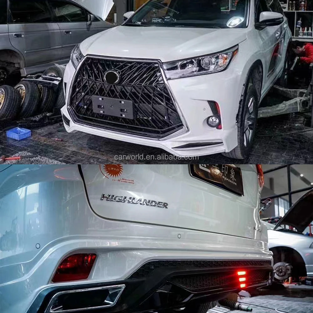 Car Bumper For Toyota Highlander Bodykit For 20152017 Highlander