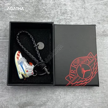 Nike Air Jordan 1, Louis Vuitton 3D Key Ring Key Chain Gift with Box