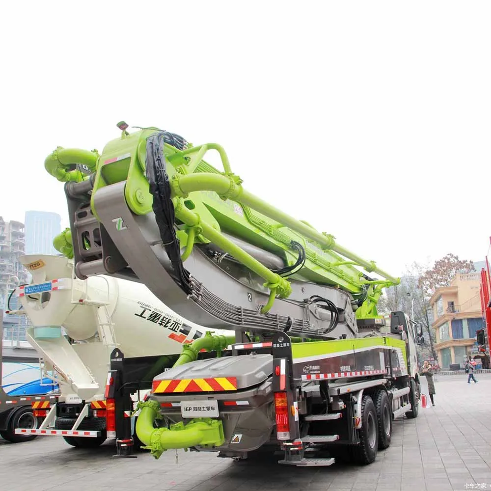 Customized Brand New And Used Truck Mounted Pump Truck Zoomlion 50m 60m 16CBM Concrete Pump Truck For Sale supplier