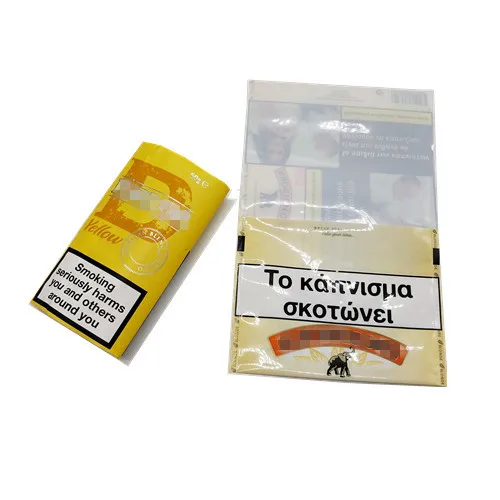 Wholesale Heat Seal Foil Mylar Plastic 100g Hand Rolling Cigar Tobacco Leaf Pouch Packaging Bag