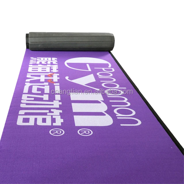 Define Quality Carpet Roll up Used Rhythmic Gymnastic Wushu Rollout Mats for Cheerleading