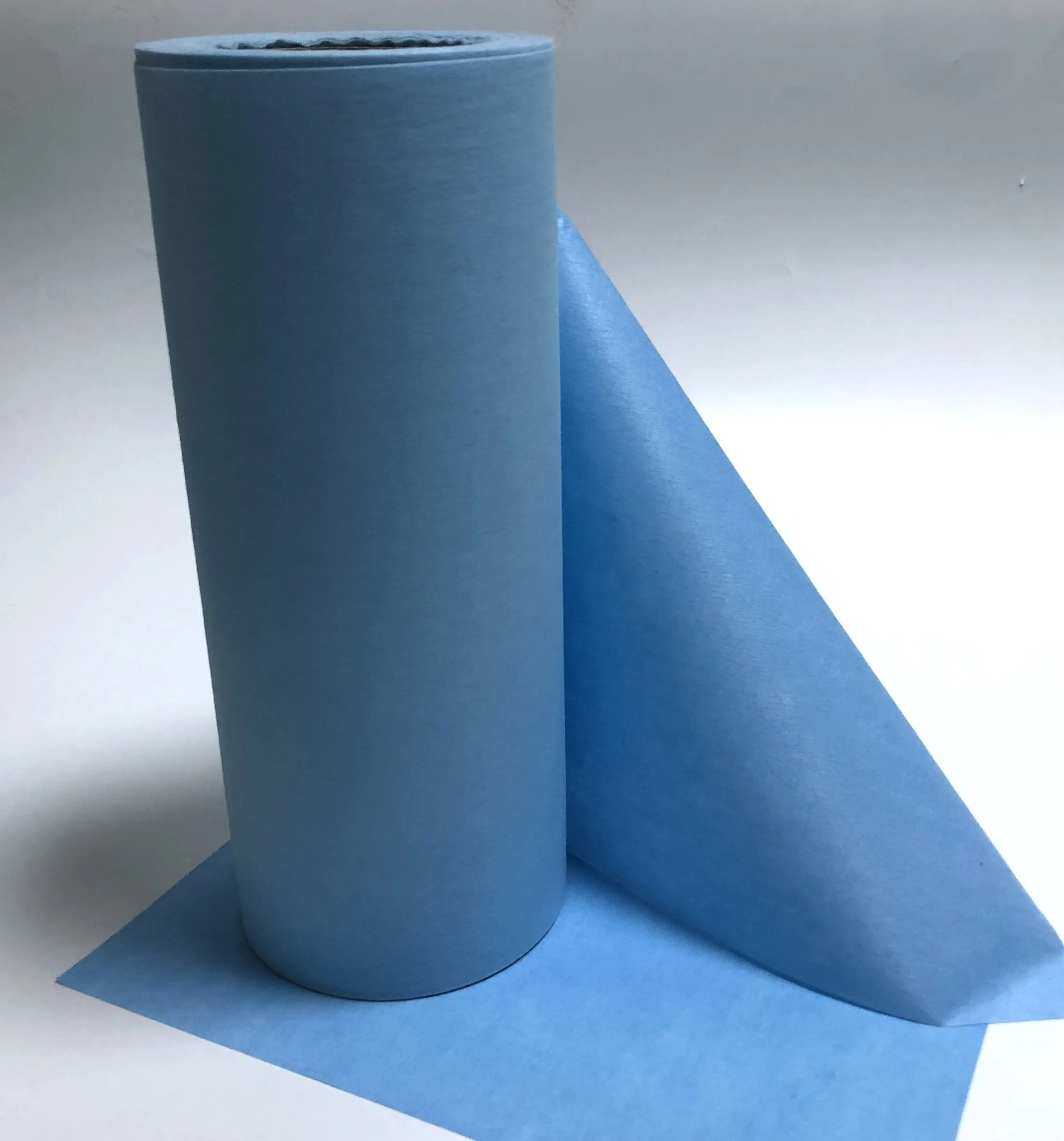 Anti-static Cost Efficient Breathable Medical Spunlace Nonwoven PET Viscose Laminated PE Film Fabric Surgical Gown Bed Sheet