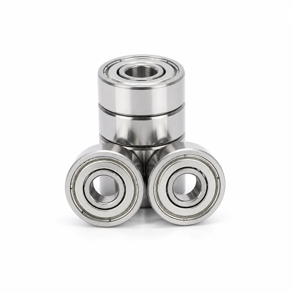 MR63、MR74、MR83、MR84、MR85、MR93、MR95（ZZ／2RS）、低騒音型ミニチュア深溝玉軸受（3×9×4mm）、歯科用機器向け