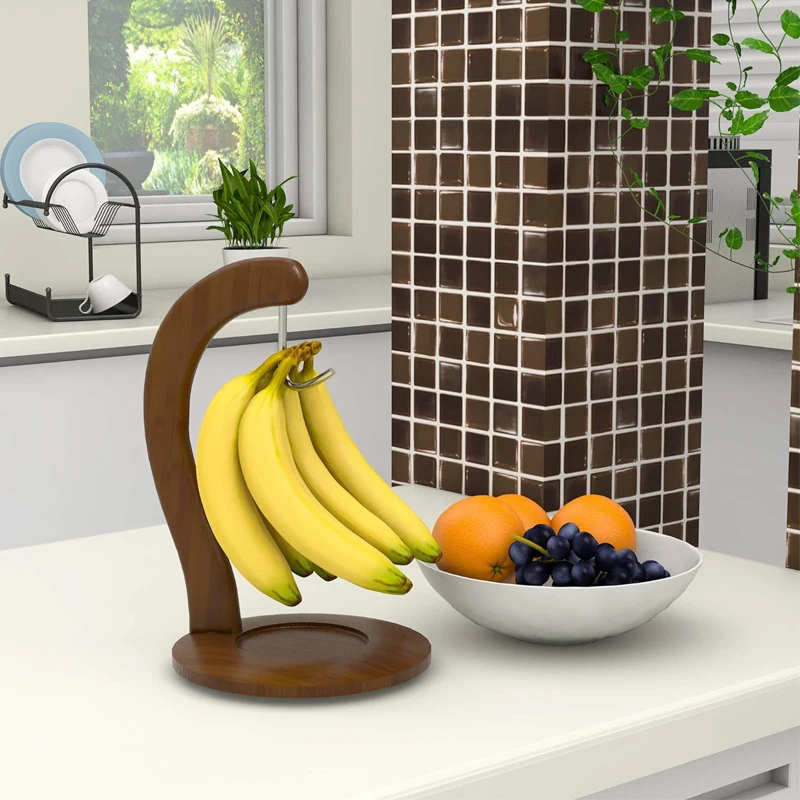 Soporte Para Plátanos En Forma De Árbol Moderno | Gancho Para Colgar Plátanos | Color Rosa