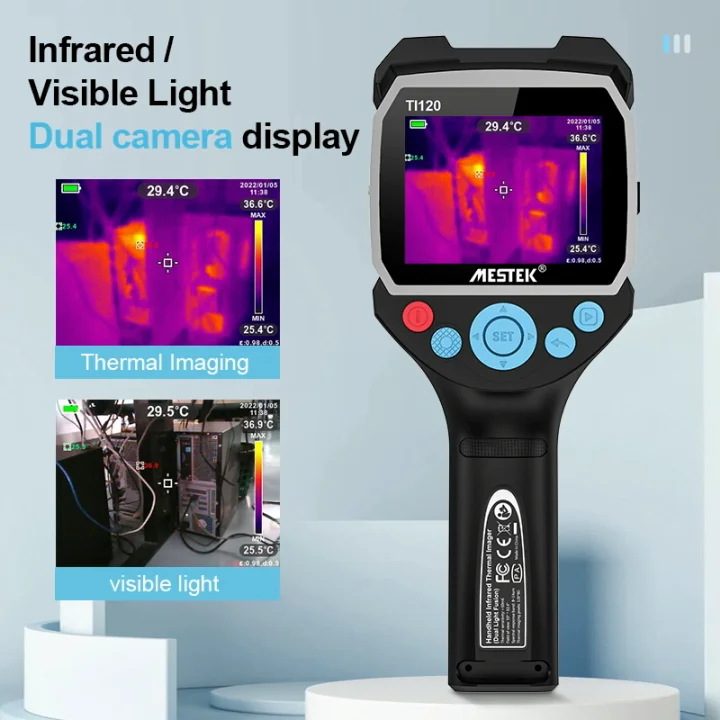 Mestek Handheld Temperature Thermal Imaging Camera -20~400c Color ...