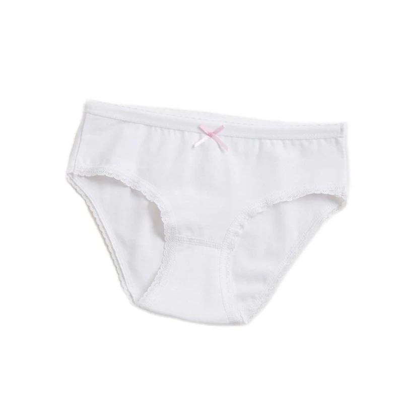 GOTS Manufacturer Hot Selling Children Underwear Kids Girls Briefs Customized Cotton Panties Underwear Kids Girls