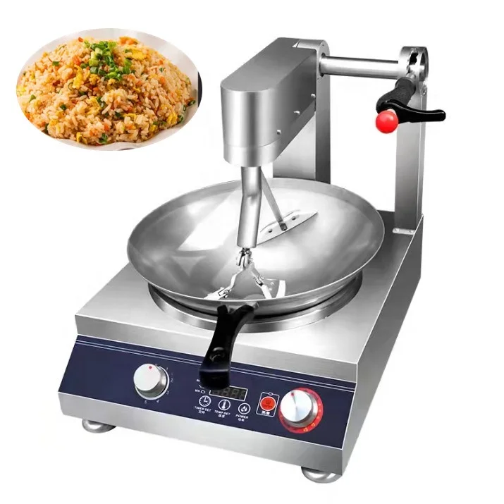 Chinese Food Electric Cooking Robot 220V 110V Commercial Automatic Stir Fry  Intelligent Cooking Machine Fried Rice