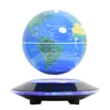 Black base-White lighting dark blue globe