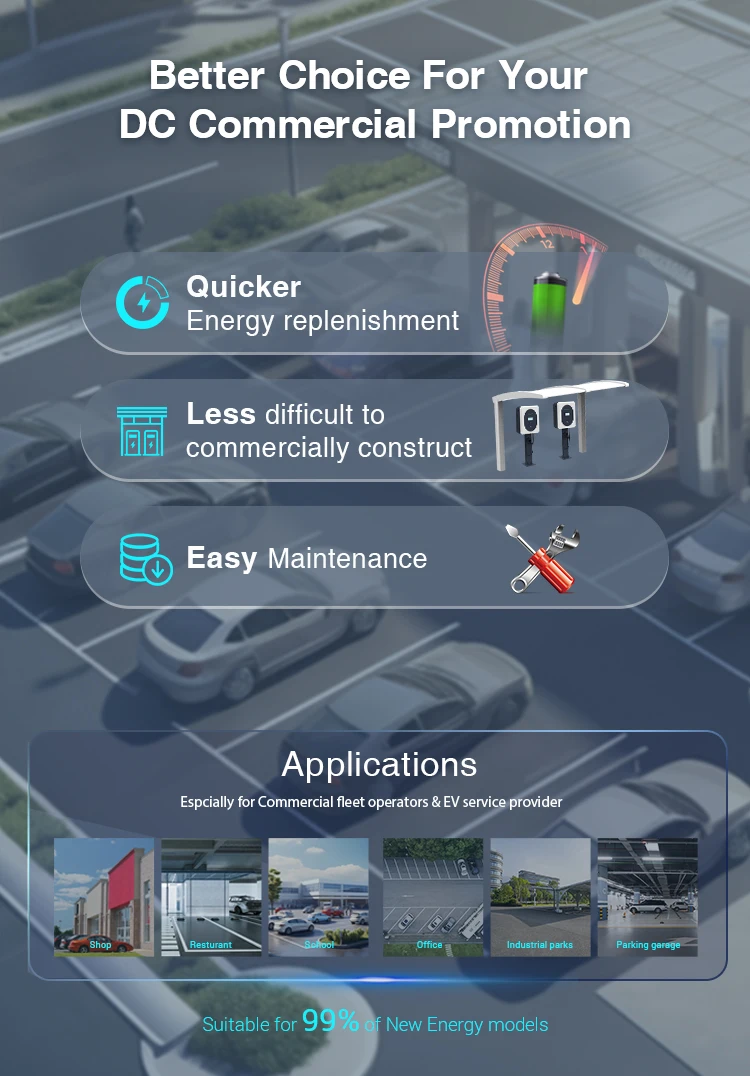 Industrial CCS2 Chademo Charging Station dc ev charger 60kw for car details