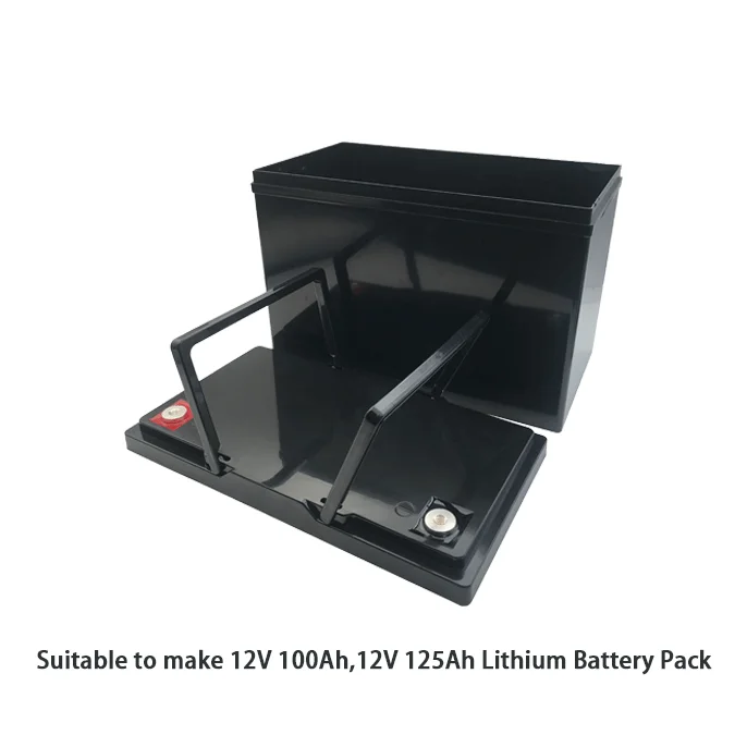 Replacement Empty Plastic Prismatic Box Ion Lithium Battery Case for 12v 100ah 125ah Lifepo4 Battery