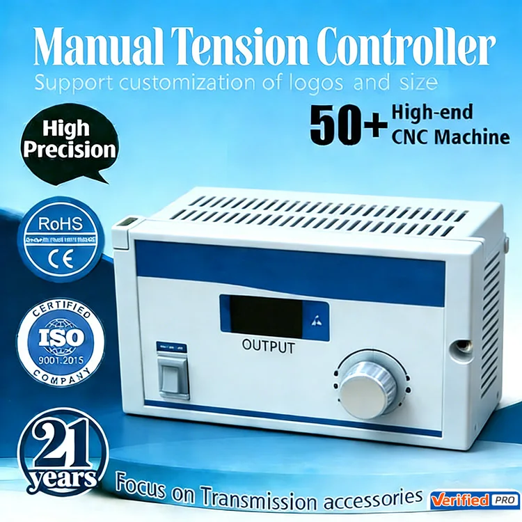Tianji TJ-MTC Magnetic Powder Clutch/Brake Auto Tension Controller AC220V 100W for Unwind Rewind Bag Making Machinery