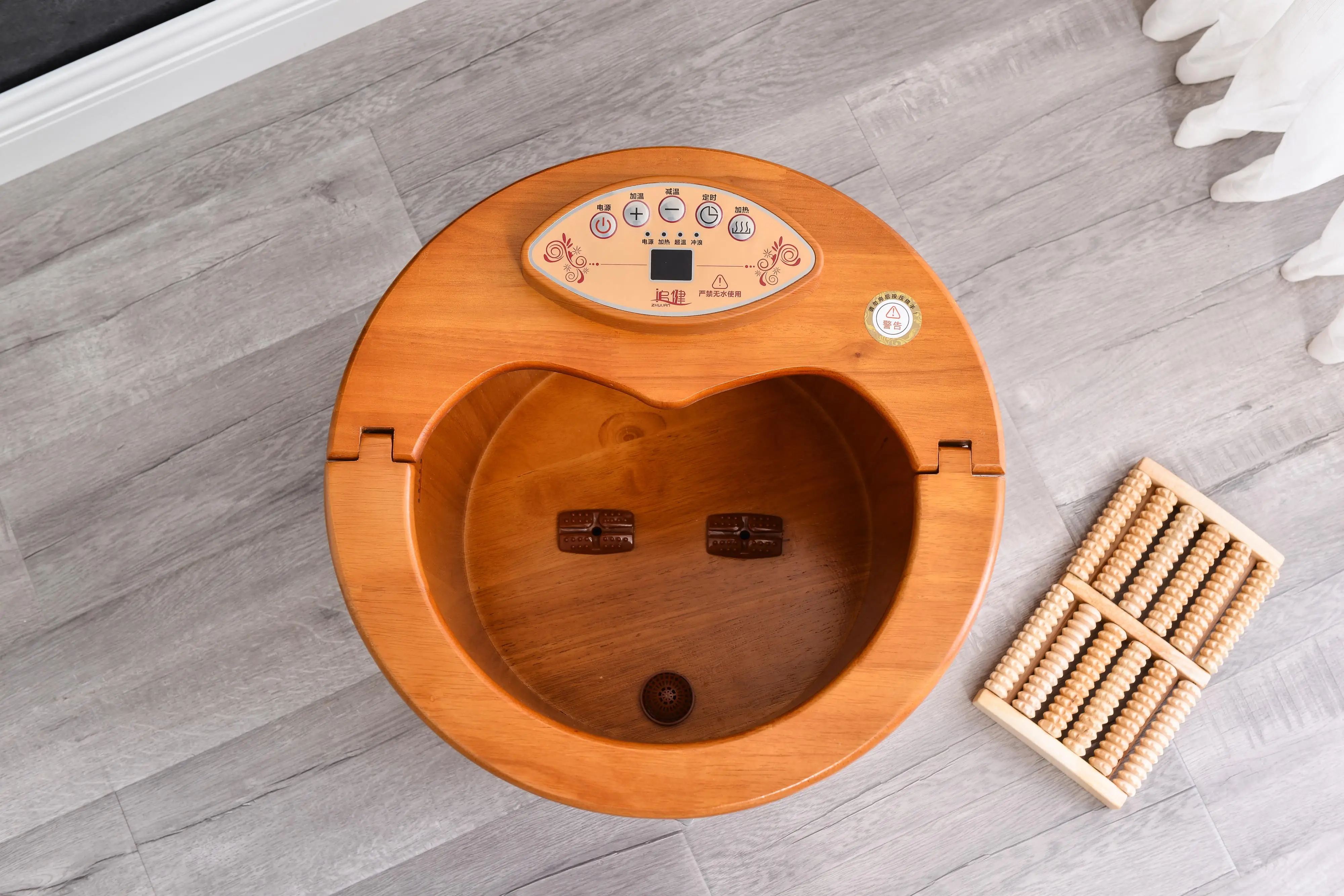 ームとプロ 新製品electric加熱washing Detox Foot Soak Spa Massage Machine For