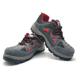 Labor Protection Suede Unisex Low Cut Summer European Standard Steel Toe Anti-Smash Safety Shoes