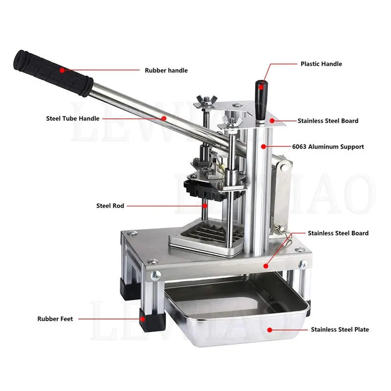 Lama Per Tagliapatate In Acciaio Inox - Per Patatine Fritte E Verdure - Facile Da Pulire - Foto 10
