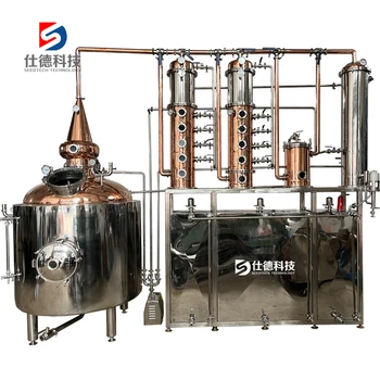 500L/1000L\2000L Commercial Alcohol Distiller/Small Distillation Copper Still