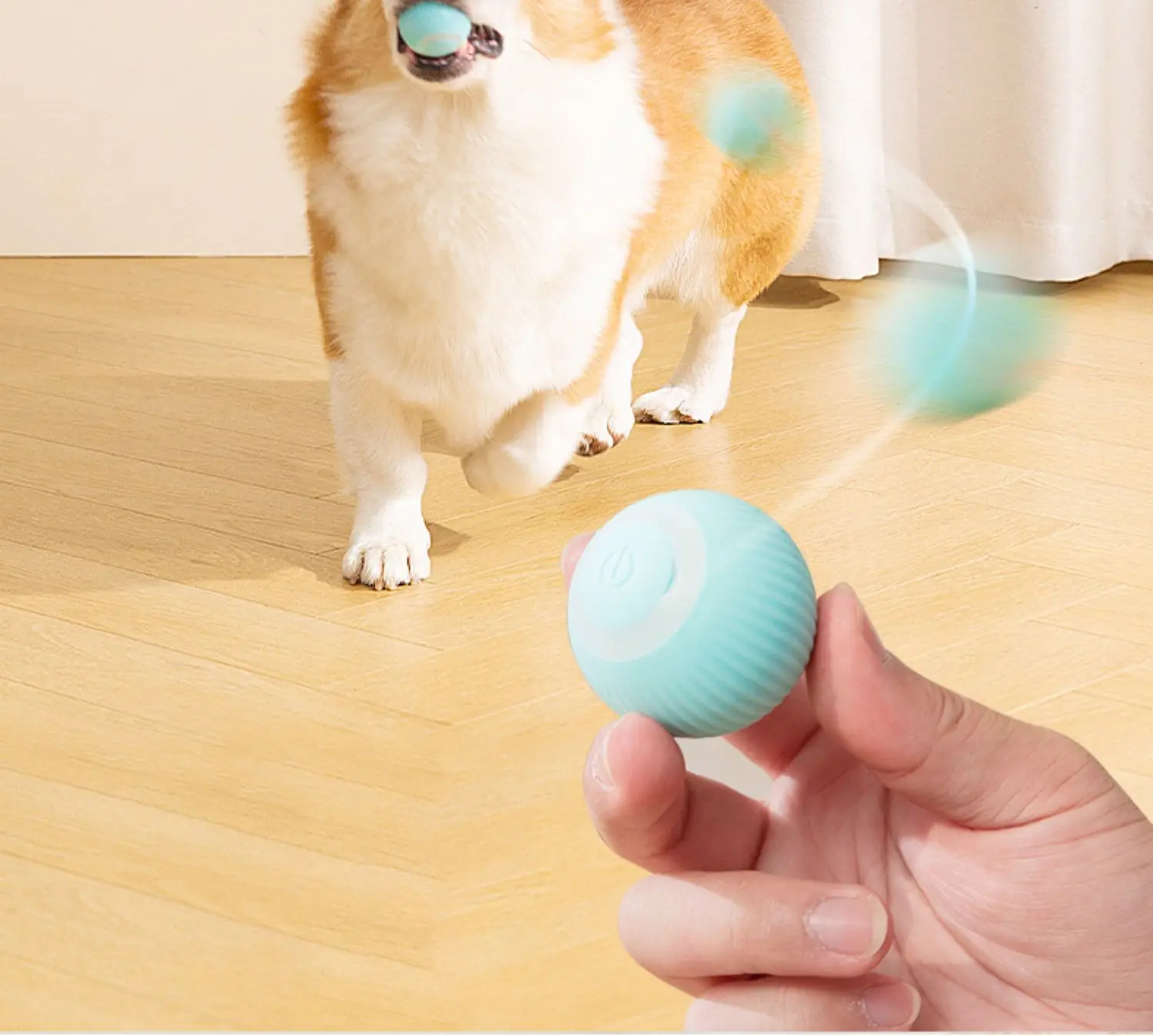 Smart Interactive Dog Toy 360 Degree Self Rotating Ball For Indoor Dogs
