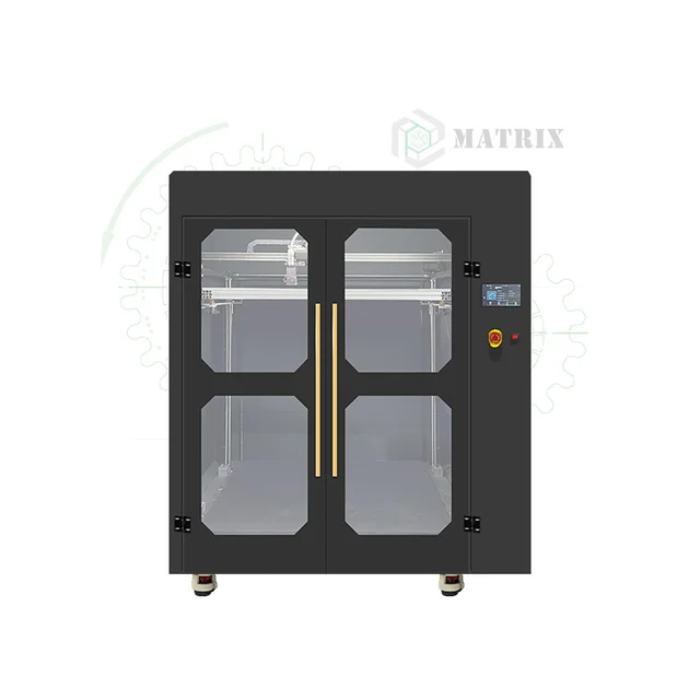 1000*1000 Industrial Grade High-Speed Automatic FDM 3D Printer USB Connectivity Aluminum Hot Bed 1-Year Warranty PLA 1.75mm