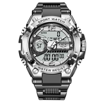 Men Military Watch 50m Waterproof Wristwatch Clock Sport Watch Male Men Quartz Digital Watches