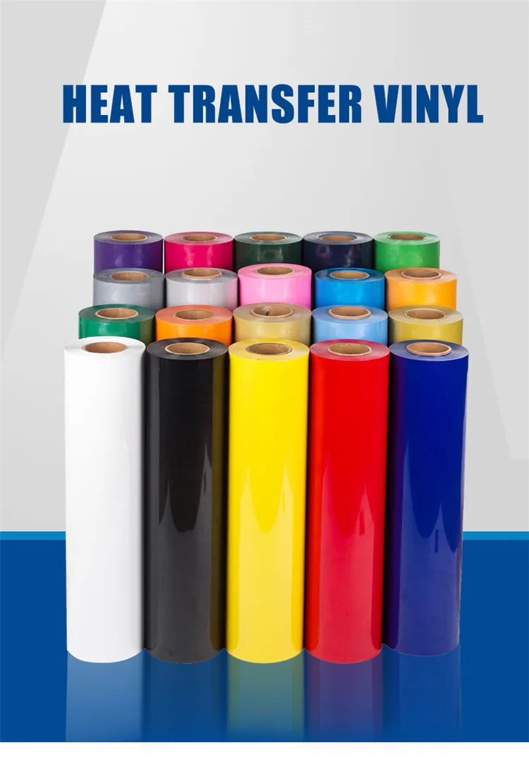 Korean Vinyl Cutter Transfer Cutting PU Flex Heat Transfer HTV Vinyl Film for T Shirts