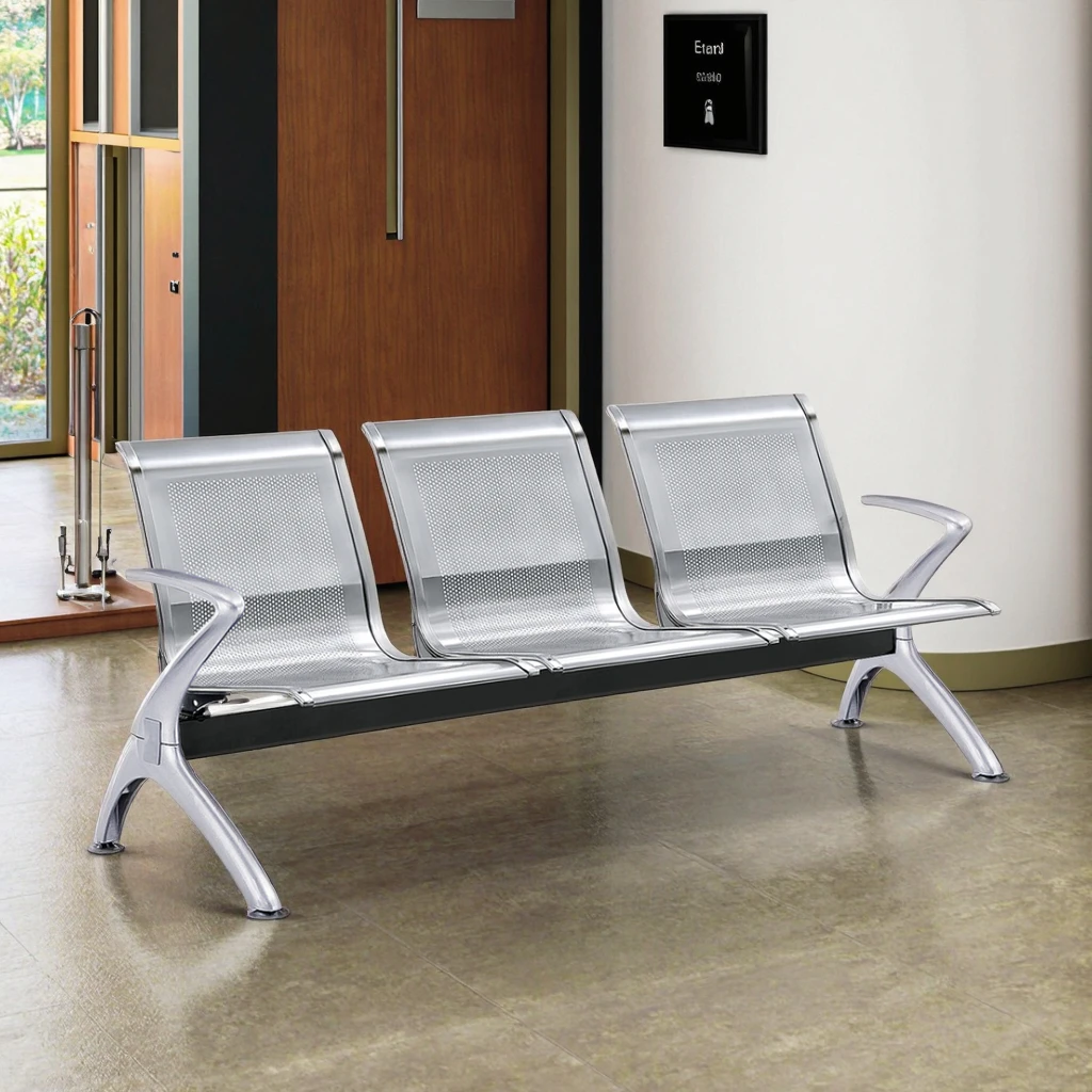 Stainless Steel Healthcare Chairs with Sanitary Edge for Medical Facilities 4
