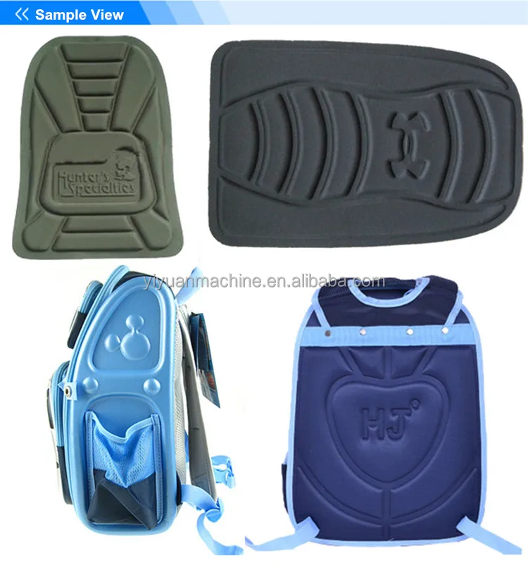 EVA Shoe Lining Insole Pad Sheet Oven Heating and Cold Embossing Press Molding Machine