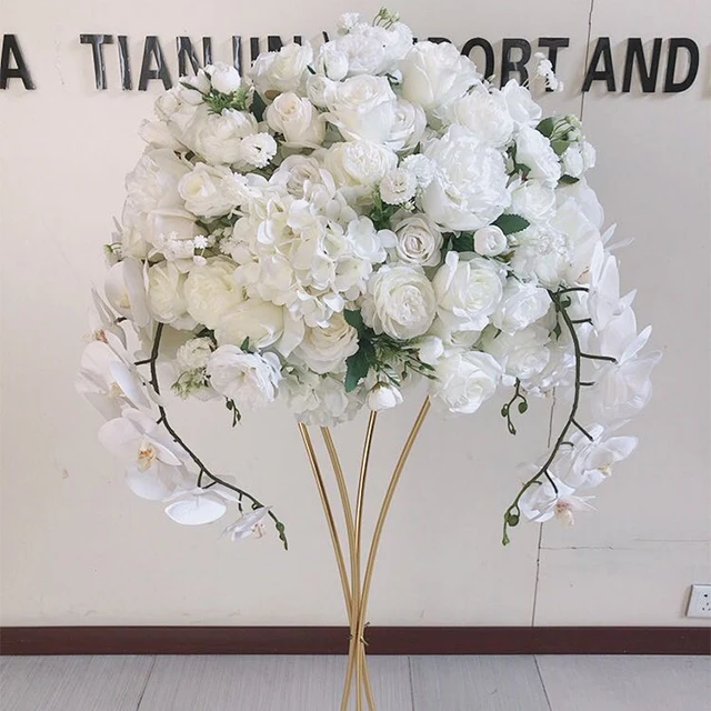 IFG 2020 New Style  Luxury Artificial Flower Arrangement for Wedding Decorative Flower Centerpiece
