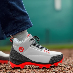 Best Quality Men's Microfiber Breathable Mesh Baseball Shoes Non-Slip Rubber Off-Cleats for Summer Sports New ODM OEM