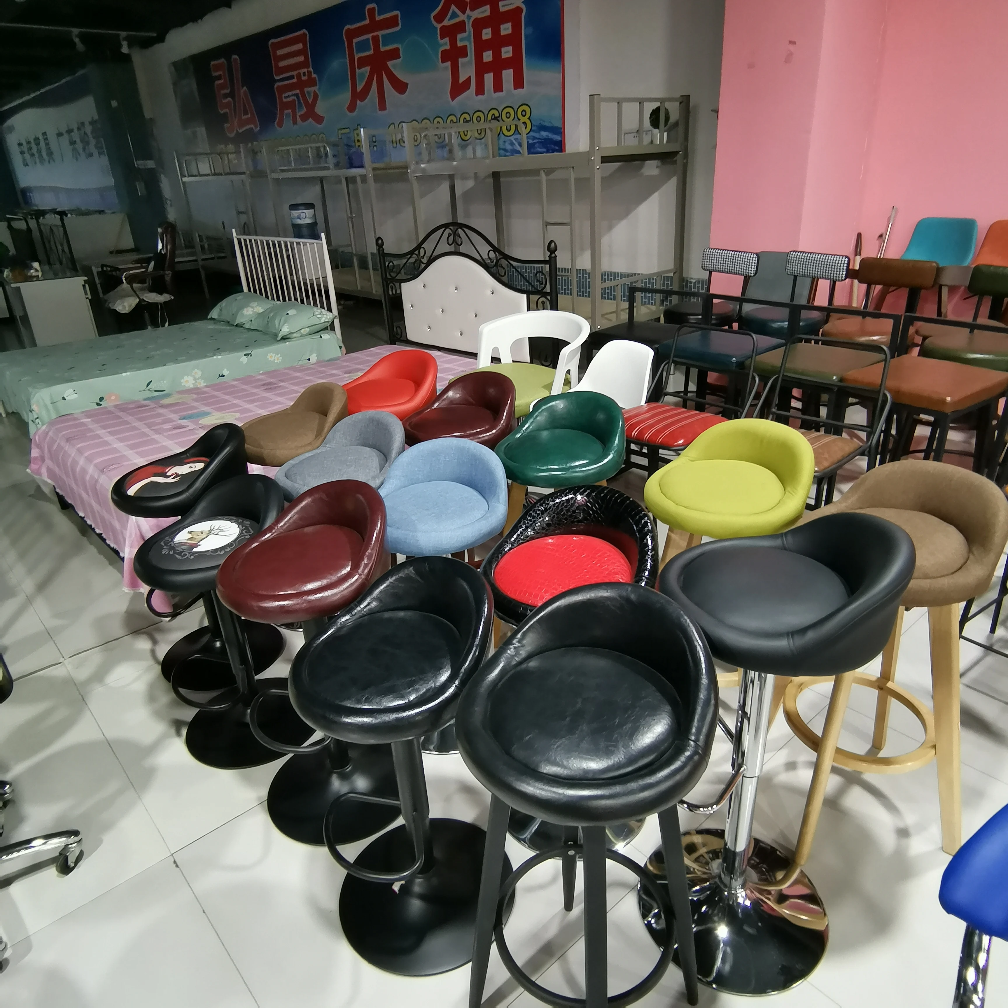 Custom Modern Simplicity Kitchen Bar Stool Chairs Bar High Chairs For