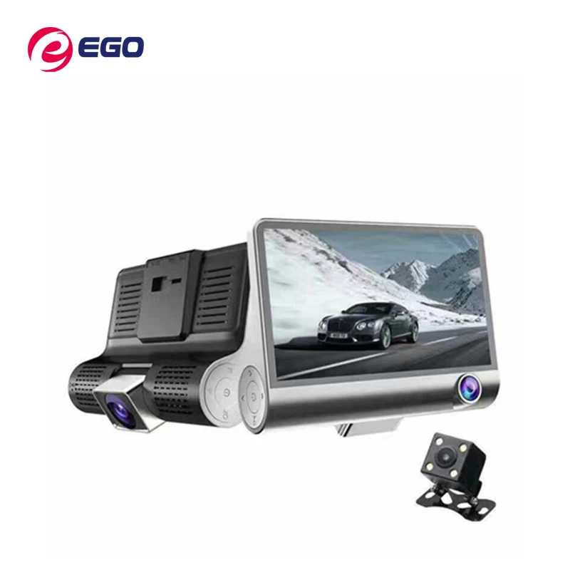 ego 4 inch dual car dvr