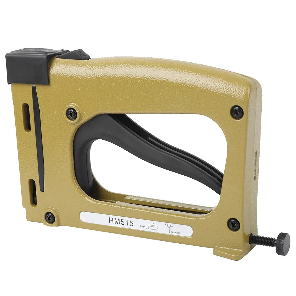 Ручной пистолет для ногтей HM515 производства мебели украшения интерьера кожаный продукт инструменты фиксации обратной стороны