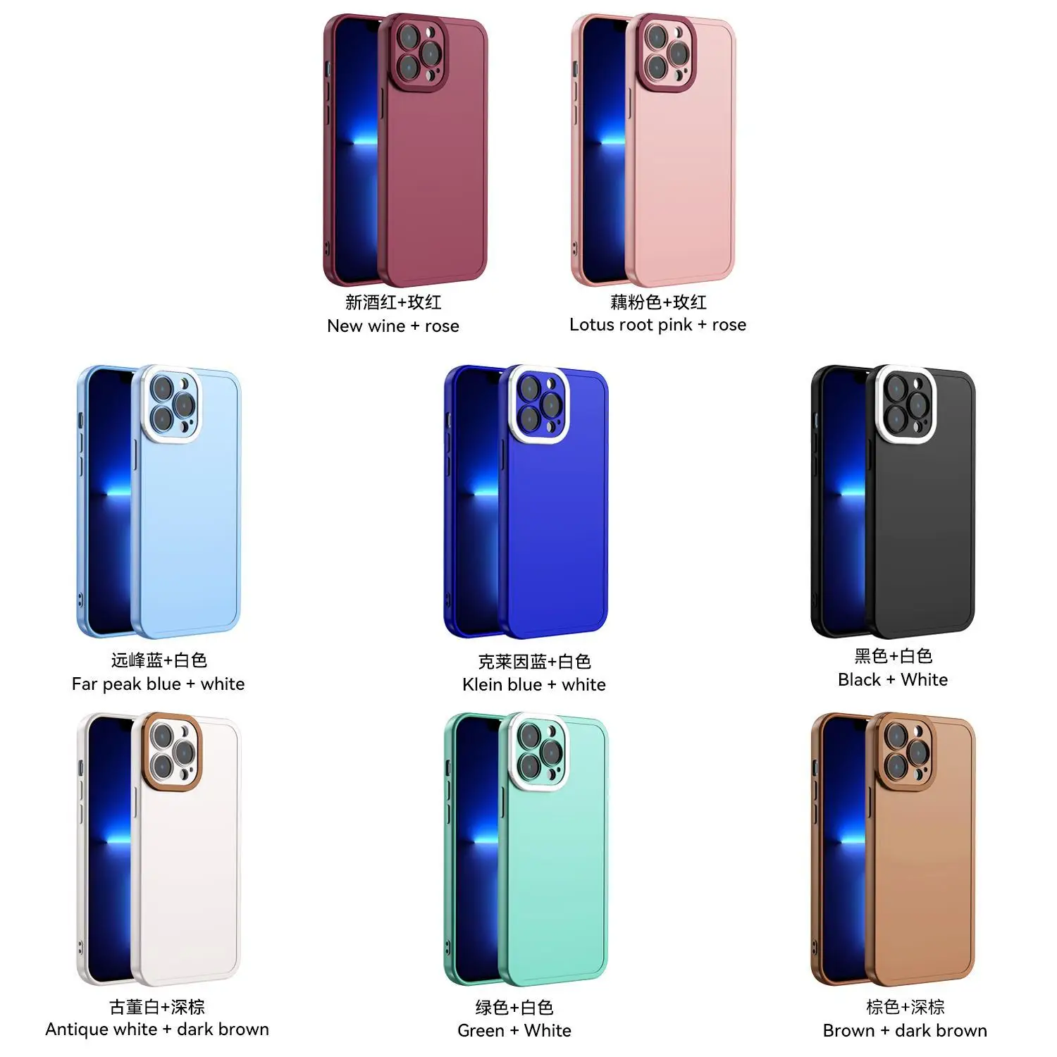 Camera Lens Protection Shockproof luxury phone Case For iPhone 13 12 11 Pro Max XR X XS Max 7 8 Plus TPU custom phone cases