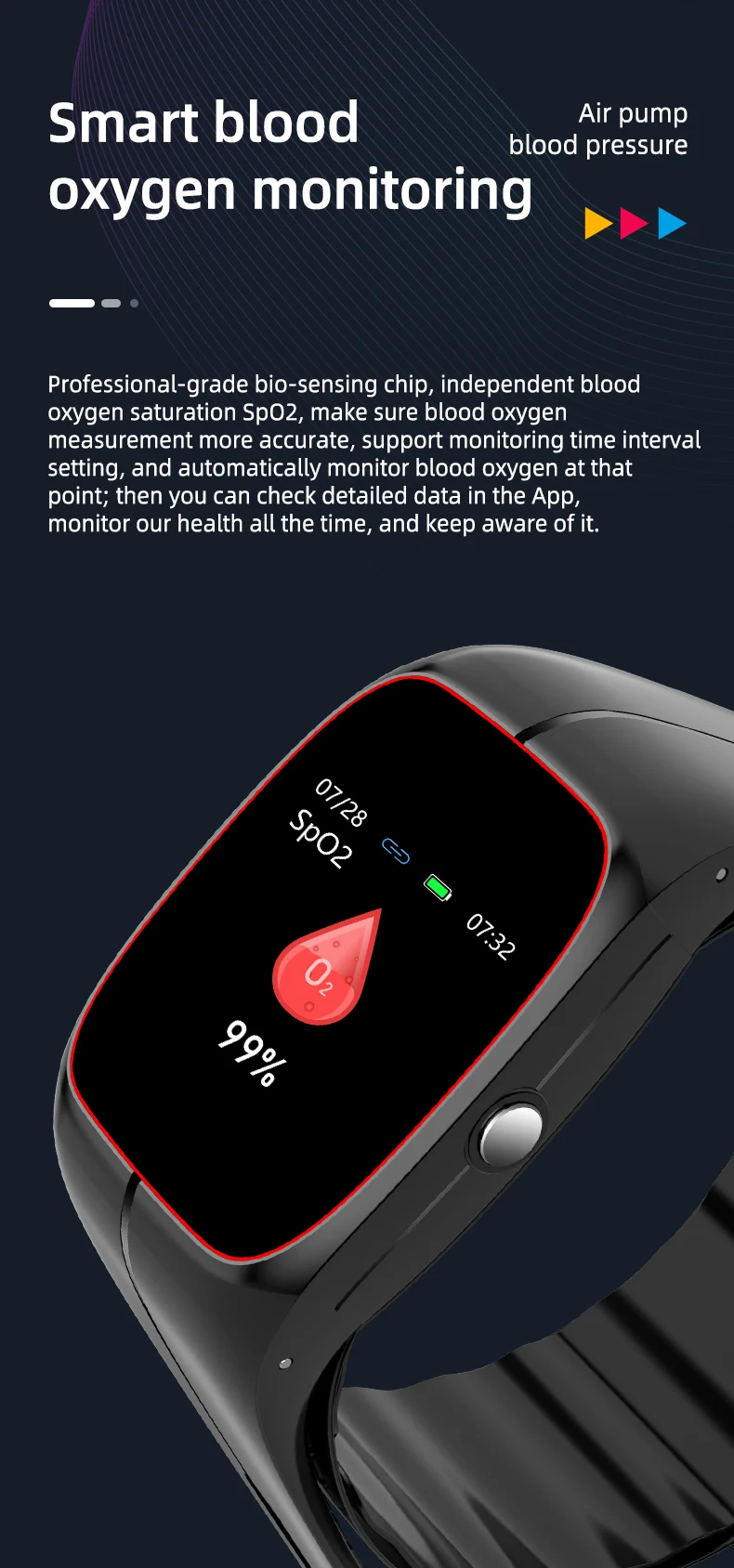 2023 Factory Made P20 Arrival Medical Grade Portable Wrist Blood