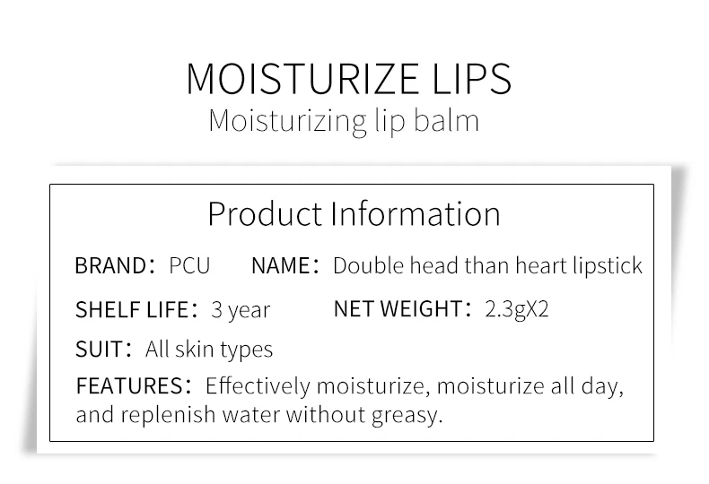 Double Effect Moisturizing Day And Night Lip Balm Repair Exfoliating