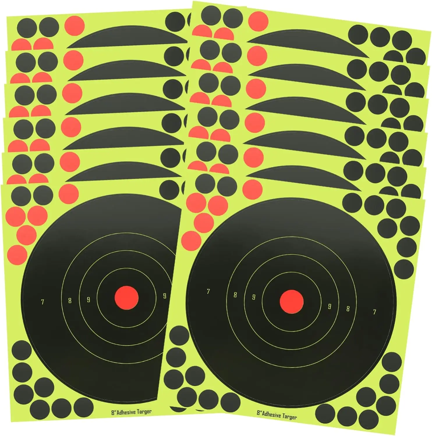 Custom Fluorescent Targets Shooting Paper Targets Reactive Splatter ...