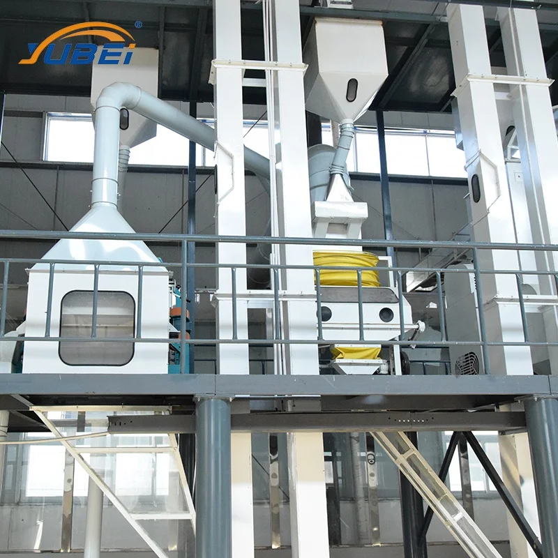 100T/D Big Capacity Automatic Paddy Rice Whitening Complete Rice Milling Machine Price Rice Mill Plant