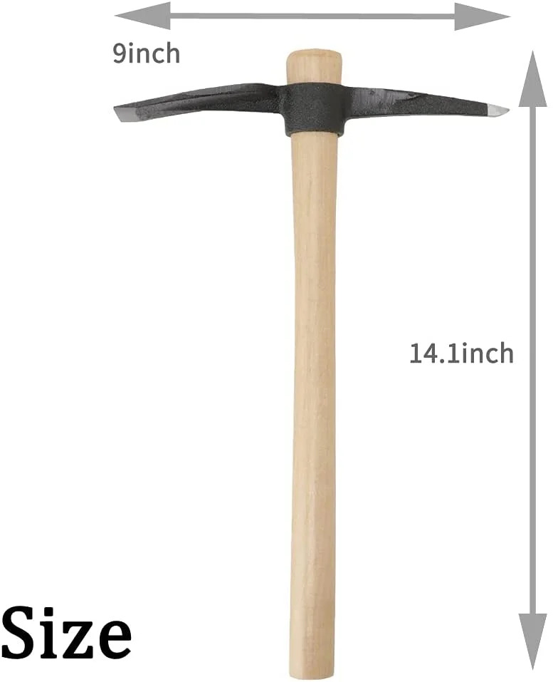 Professional Stainless Steel Climbing Pick Axe Garden Farming Pickaxes