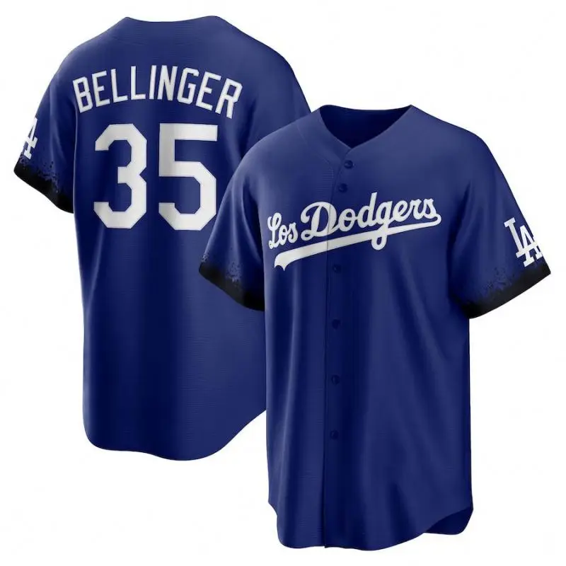 Men Women Baseball jersey Dodgers KERSHAW 22# BELLINGER 35# MUNCY 13# URIAS  7# Adult Sport Jersey