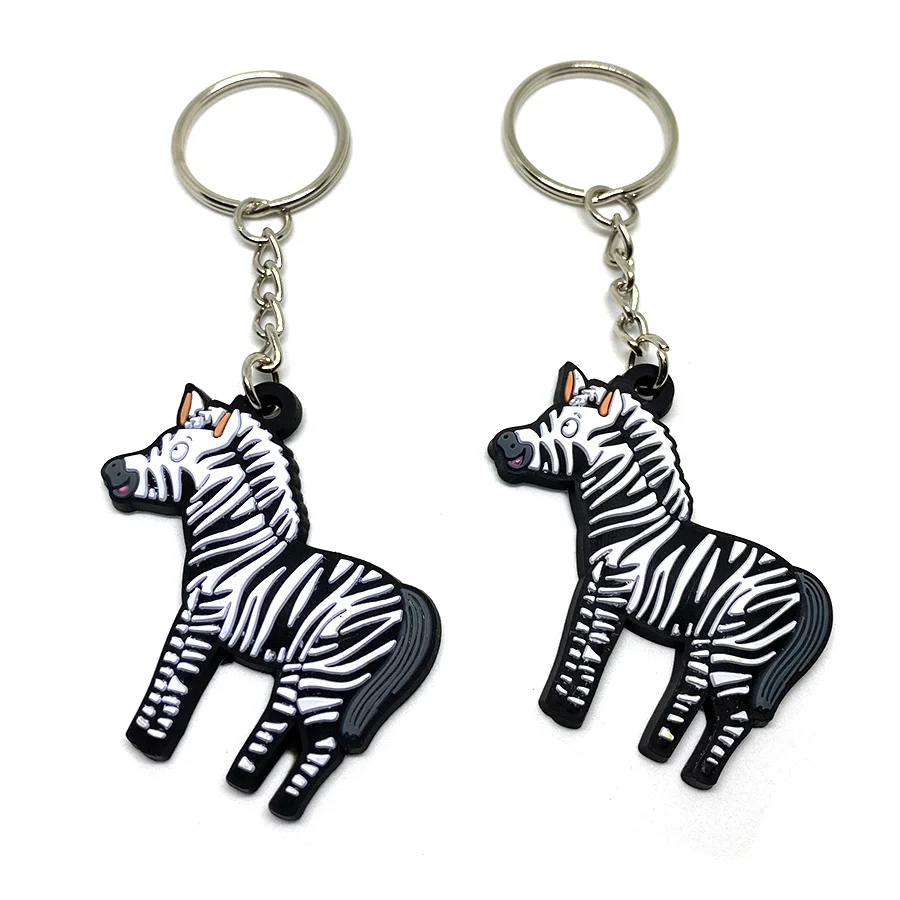 Factory Custom 2D/3D PVC soft Rubber personalized Key ring Make With Promotional Gift Rubber Custom Key chain details