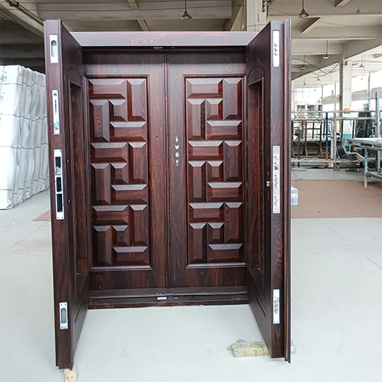TECHTOP Indian Latest Designs Main Entrance Double Door Door in Door Security Home Pooja Room Living Room Gate